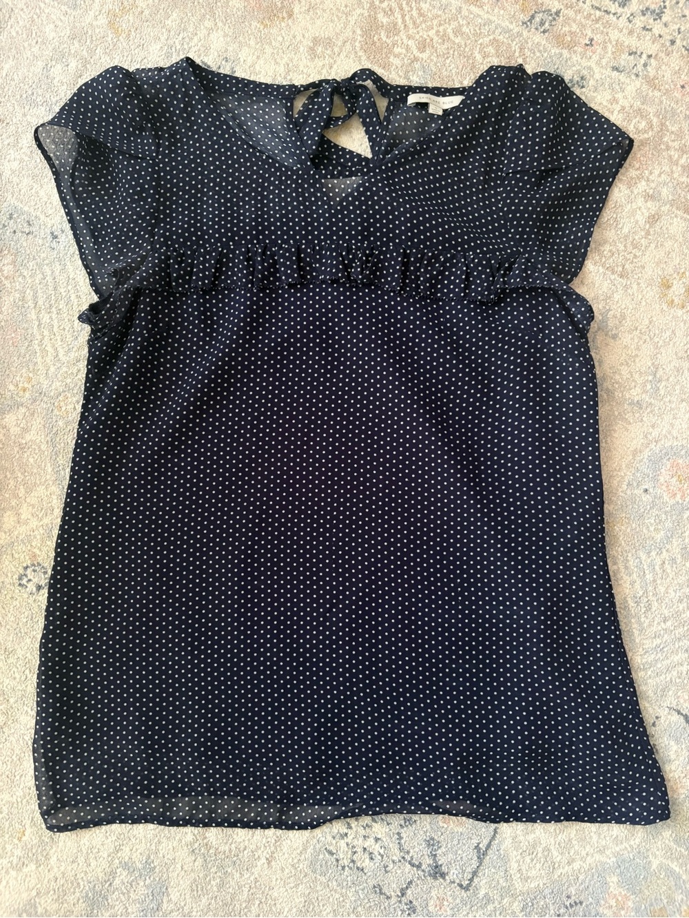 Women's Mixed Polka & Stripe Tops - Black, White, Cream - Assorted Pack - Picture 4 of 4